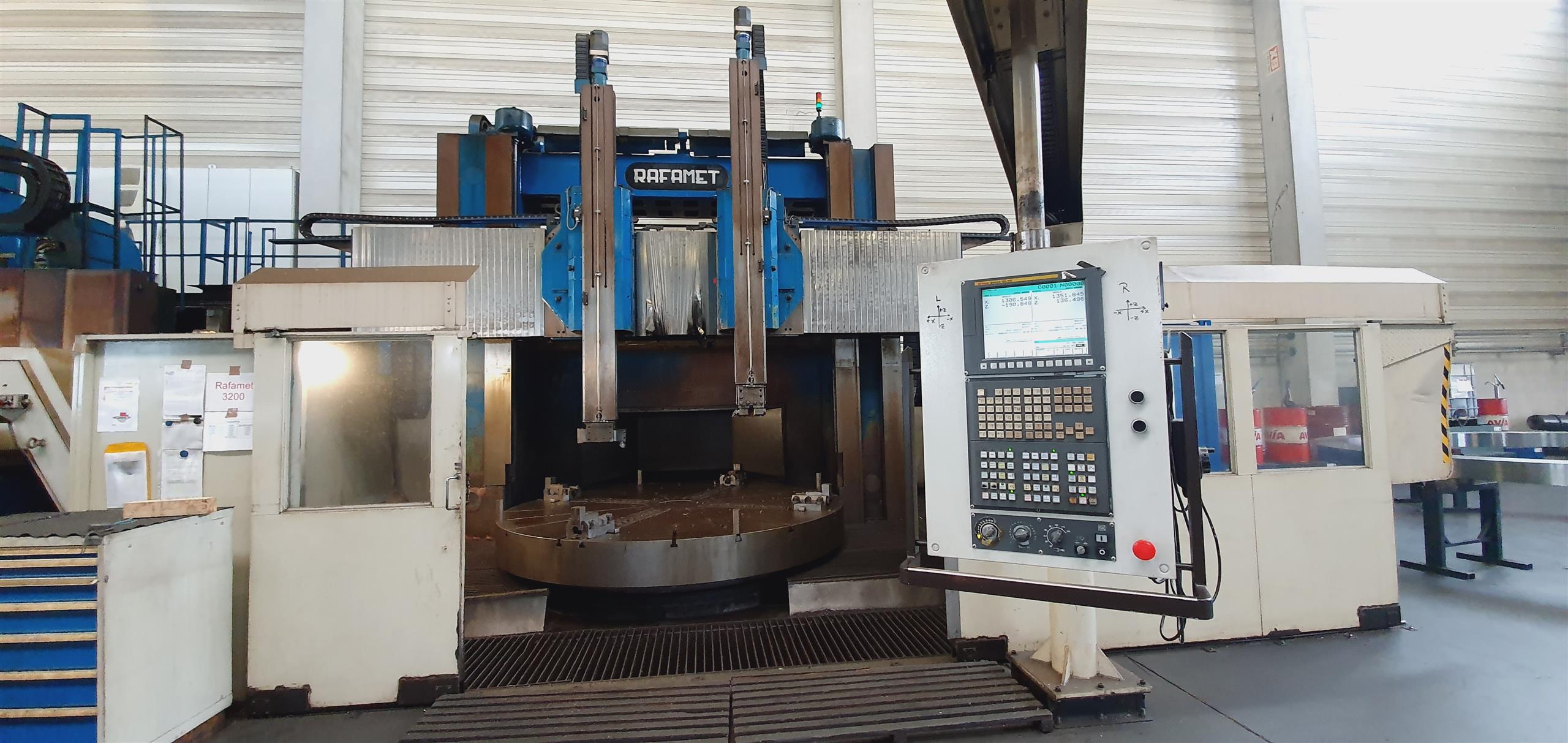 CNC VTL Rafament KCF 320 with extra height