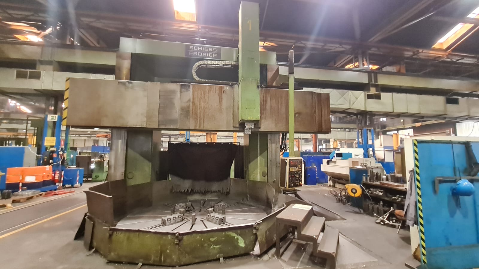 CNC VTL Schiess 4000 mm Dia x 2500 mm height